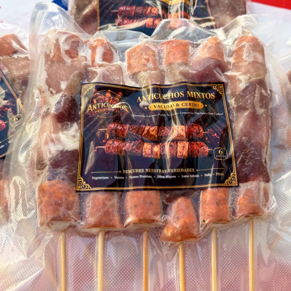 Anticucho Cerdo y Longaniza - Anticuchos a Domicilio